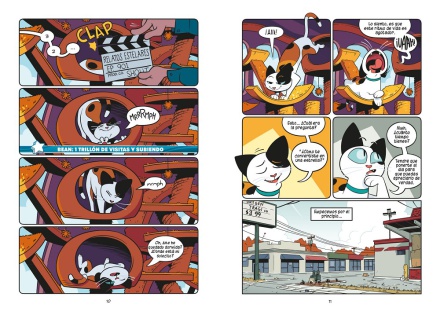 Cómics de ciencia. Gatos. Lo heredado y lo adquirido