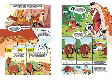 Cómics de ciencia. Gatos. Lo heredado y lo adquirido