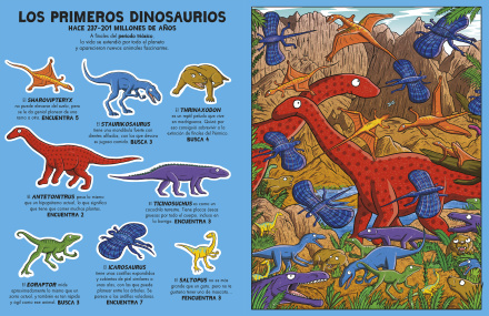 ¿Dónde está el dinosaurio?