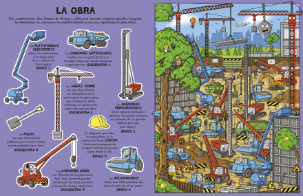 ¿Dónde está la excavadora?